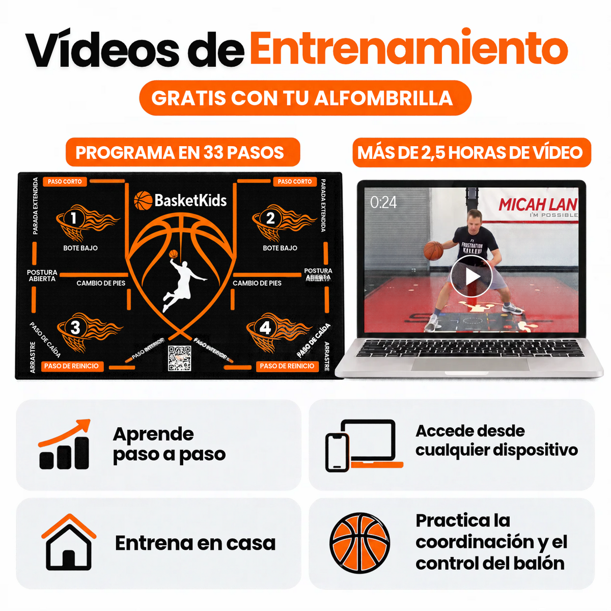 BasketKids™ Set de Entrenamiento İnfantil